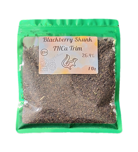 Blackberry Skunk THCa trim 1oz