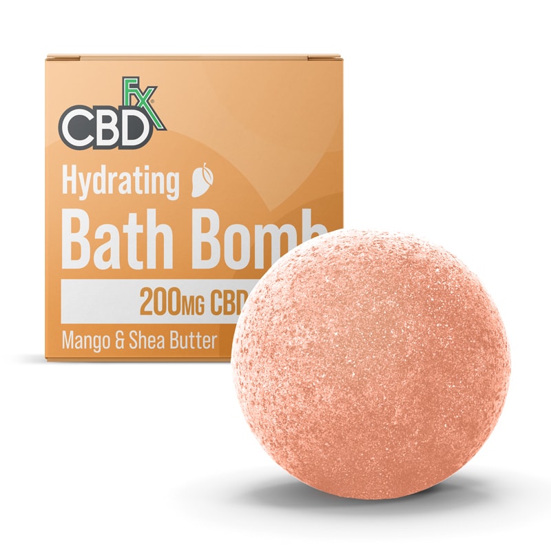 CBDfx Hydrating CBD Bath Bomb