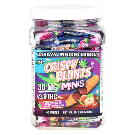 Crispy Blunts D9 Minis - 30mg / 1pc / Hazelnut